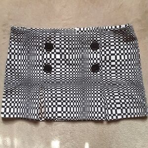 VINTAGE Y2K OPTICAL ILLUSION MINI SKIRT